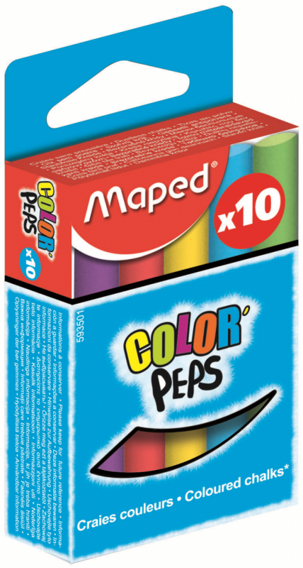 Chalk for Board MAPED 10 Colors