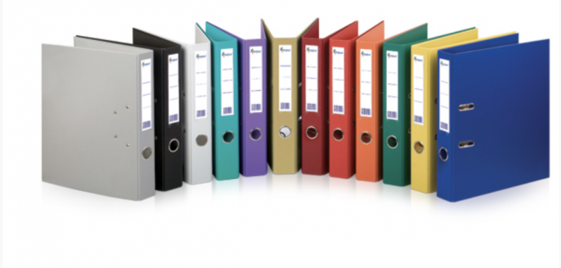 Папка - регистратор PREMIER, 50мм, темно-синий, собранная