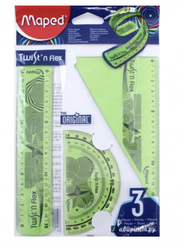Twist'n Flex Drawing Tools Set (3 pieces)