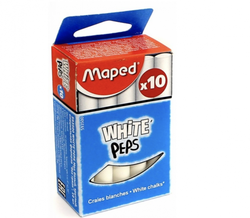Round chalk, 10 pieces