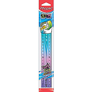 MAPED Twist'n Flex Ruler 20cm Decor, assorted