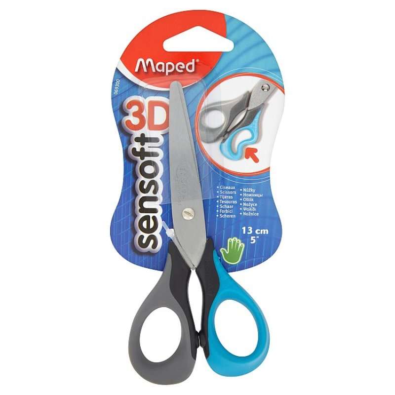 MAPED Sensoft 3D Scissors 13cm, assorted