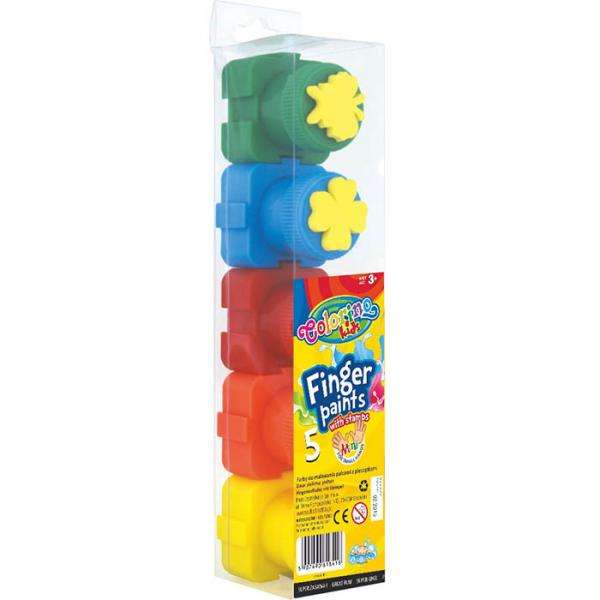 Colorino Finger Paints 5 Colors