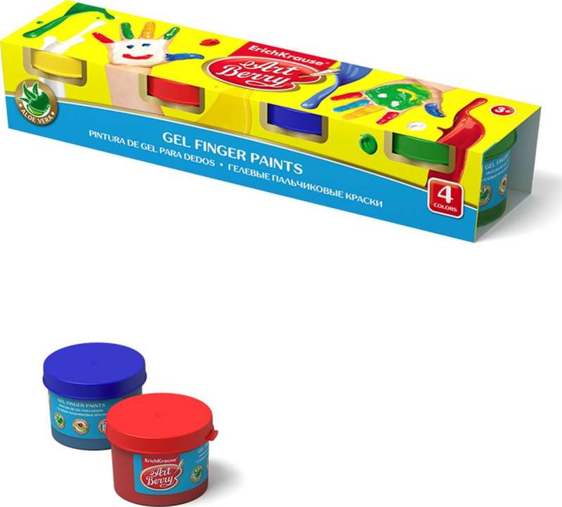 Finger Paints with Aloe Vera