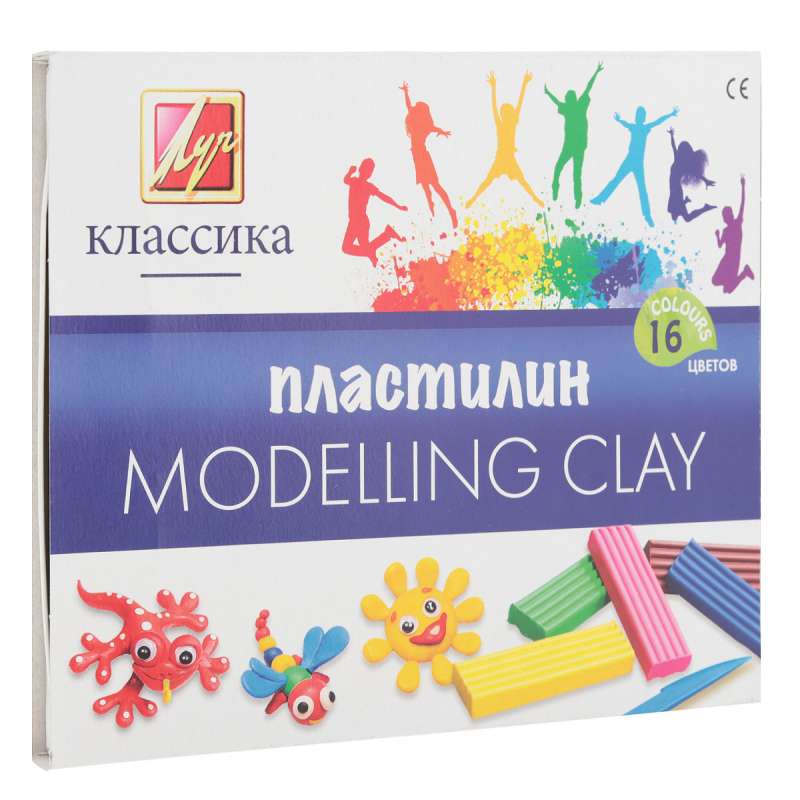 Classic Plasticine, 16 colors