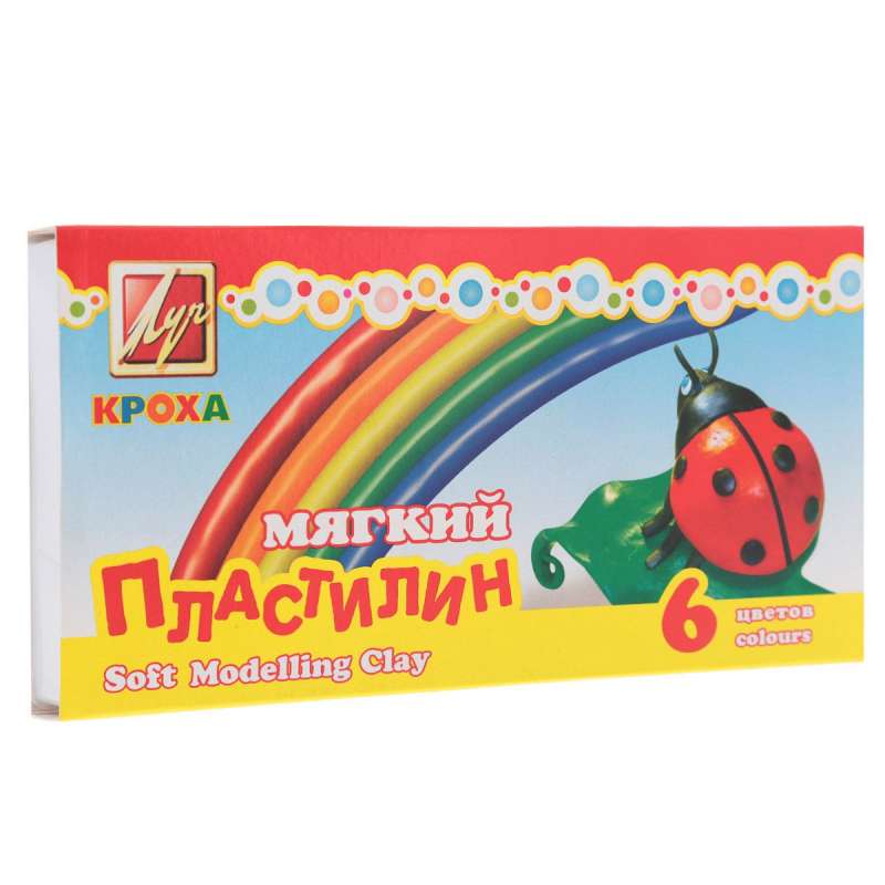 Soft Plasticine Kroha 6 Colors