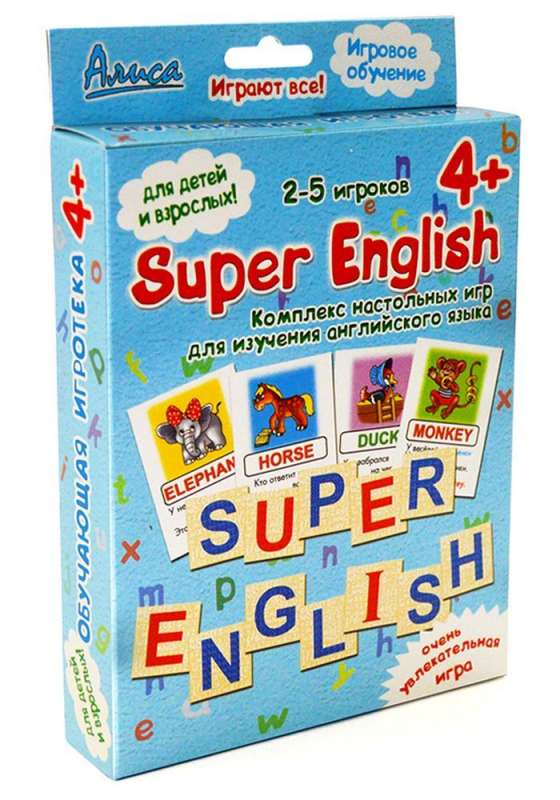 Alisa. Galda spēle Super English