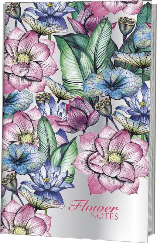 Блокнот-голограмма Flower Notes (розовый)
