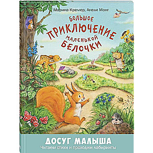 Большое приключение маленькой белочки: развивающая книжка с лабиринтами