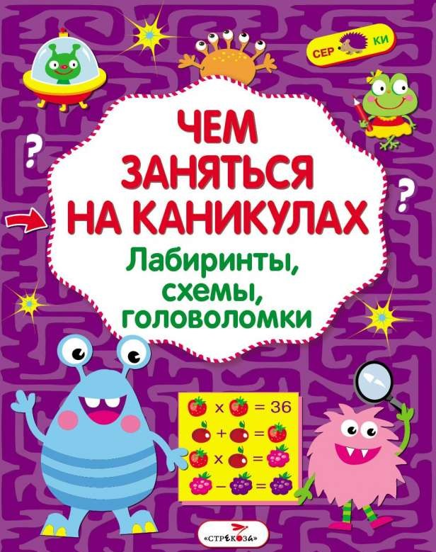 Czym się zająć na wakacjach? Labirynty, schematy, zagadki, Tom 2