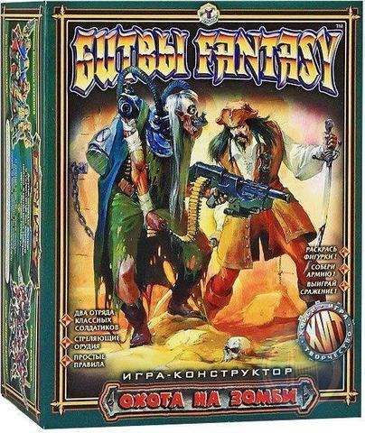 Galda spēle Cīņas Fantasy. Medības uz zombijiem