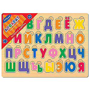 Игра из дерева Весёлая азбука. Алфавит