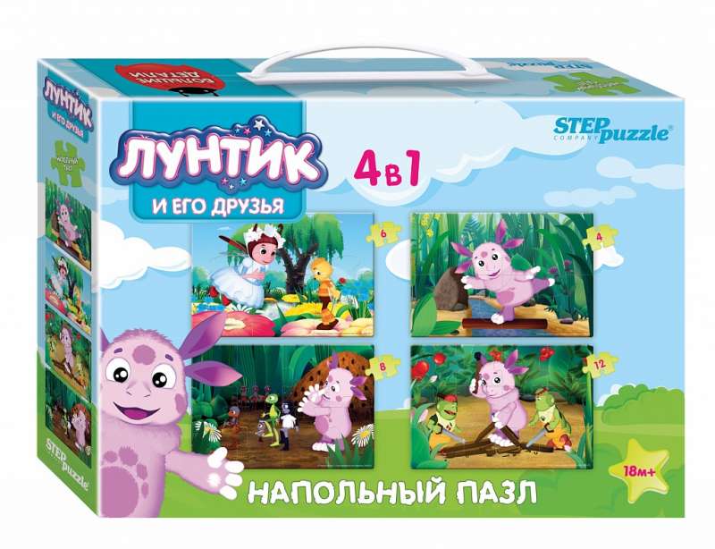 Напольный пазл-мозаика средний Лунтик