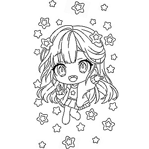 Chibi Characters: Draw and Color. Creativity Notebook