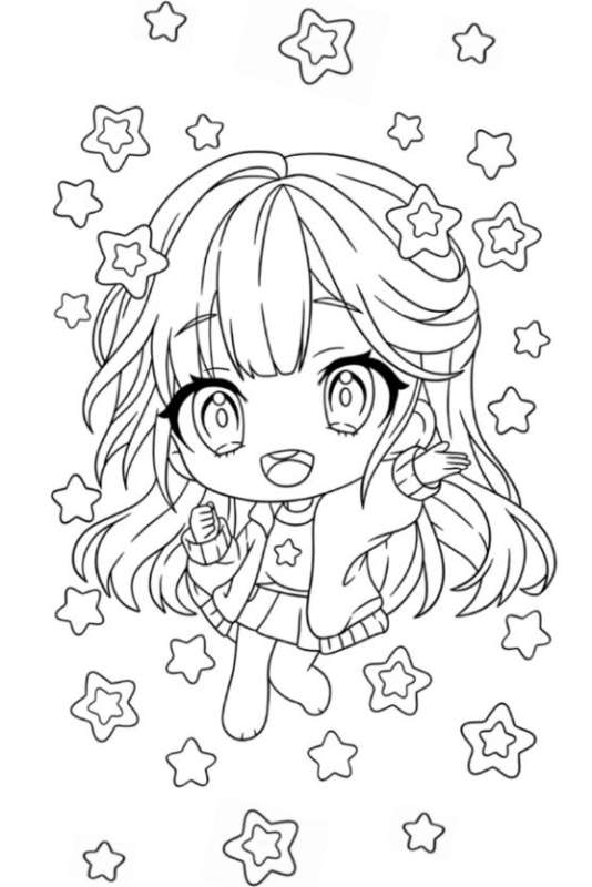 Chibi Characters: Draw and Color. Creativity Notebook