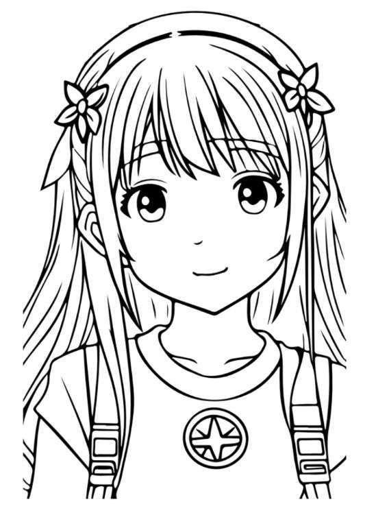 Anime Characters: Draw and Color. Creative Notebook