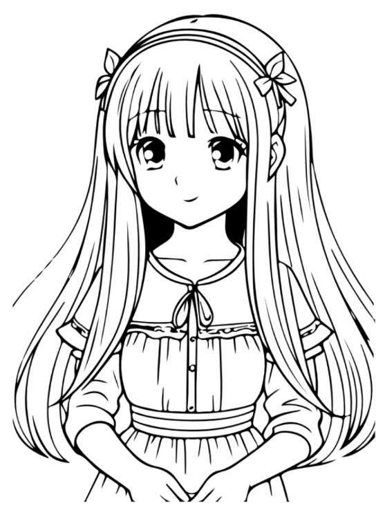 Anime Characters: Draw and Color. Creative Notebook
