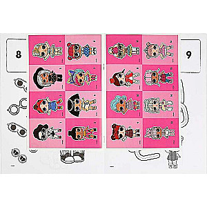 Fashion Dolls. LOL. Stick and Color