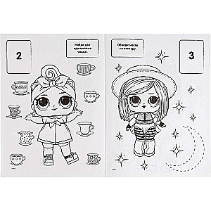 Fashion Dolls. LOL. Stick and Color
