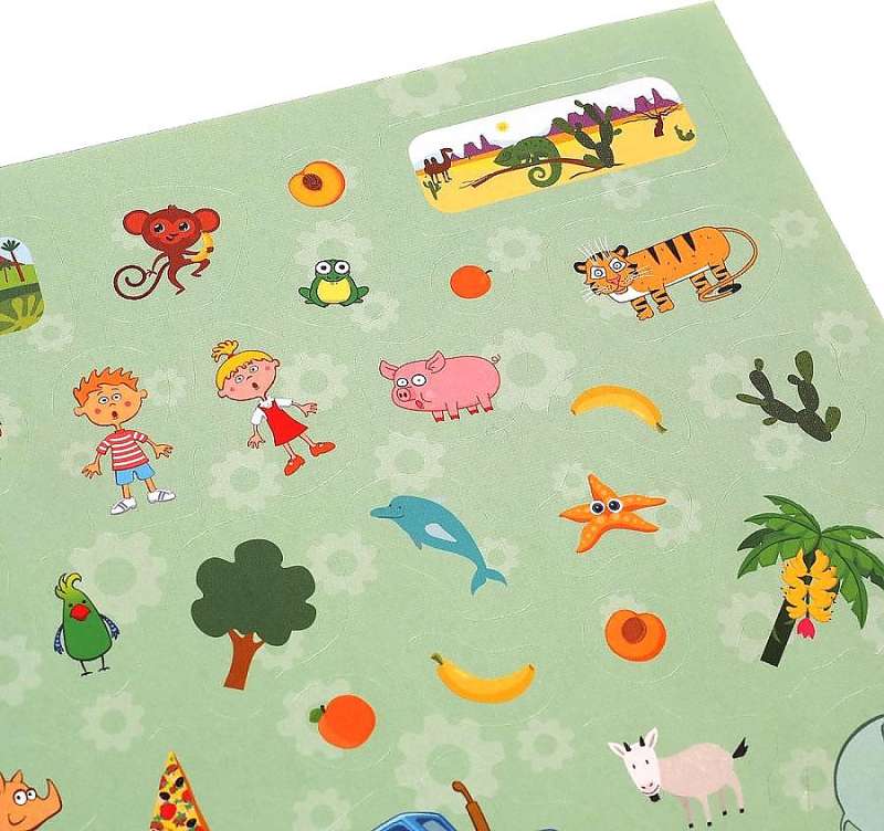 Fun Walk. Album of 200 Stickers. Blue Tractor.