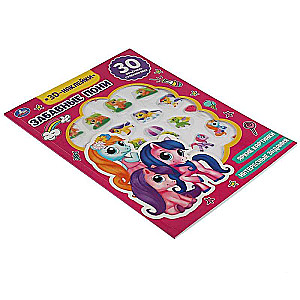 Activity with Stickers Funny Ponies