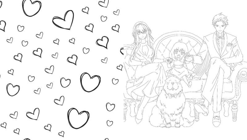 Family of a Spy. Coloring Book