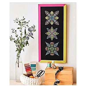 Magical MANDALAS by Isabelle Accard-Vautier. French Cross-Stitch Embroidery