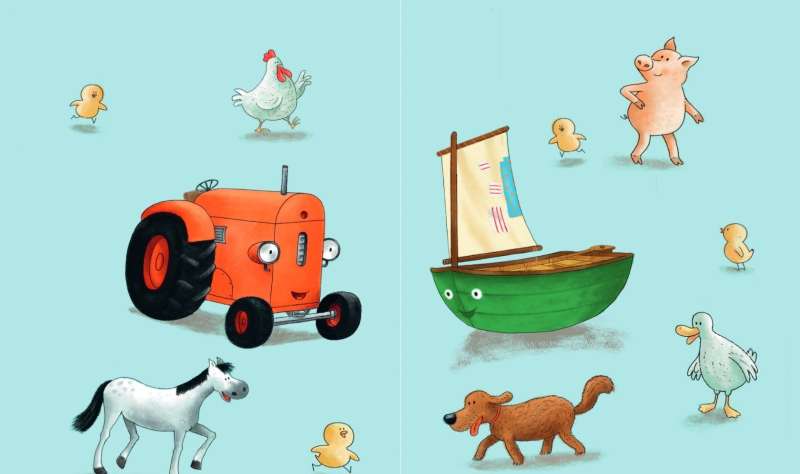 Little Red Tractor and the Boat