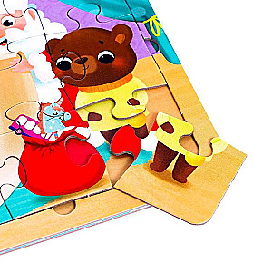 Cardboard Book with Puzzles "In Anticipation of Wonders"