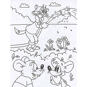 The New Adventures of Leopold the Cat. Coloring Book