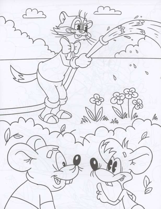The New Adventures of Leopold the Cat. Coloring Book