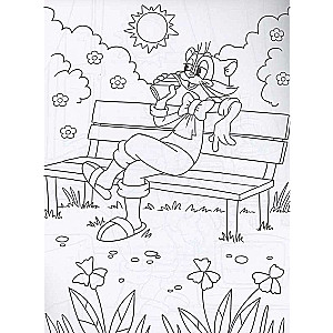 The New Adventures of Leopold the Cat. Coloring Book