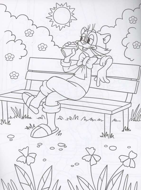 The New Adventures of Leopold the Cat. Coloring Book