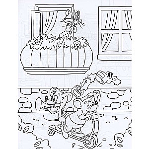 Cat Leopold and the Mouse Patrol. Coloring Book