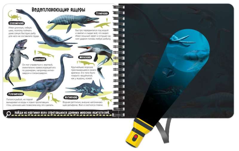 The Secret Book with the Magic Flashlight Dinoland