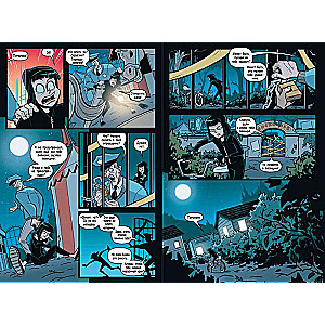 Set of 2 graphic novels with a poster. Five Nights at Freddy's and Hello Neighbor.