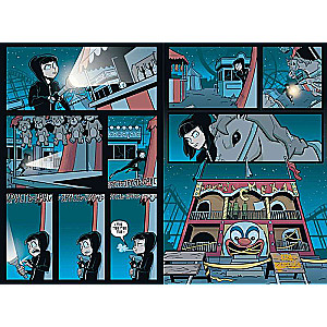 Set of 2 graphic novels with a poster. Five Nights at Freddy's and Hello Neighbor.