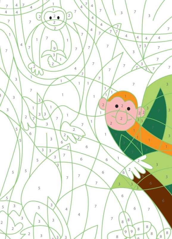 Bring to Life Magical Pictures by Colors, Numbers, and Letters