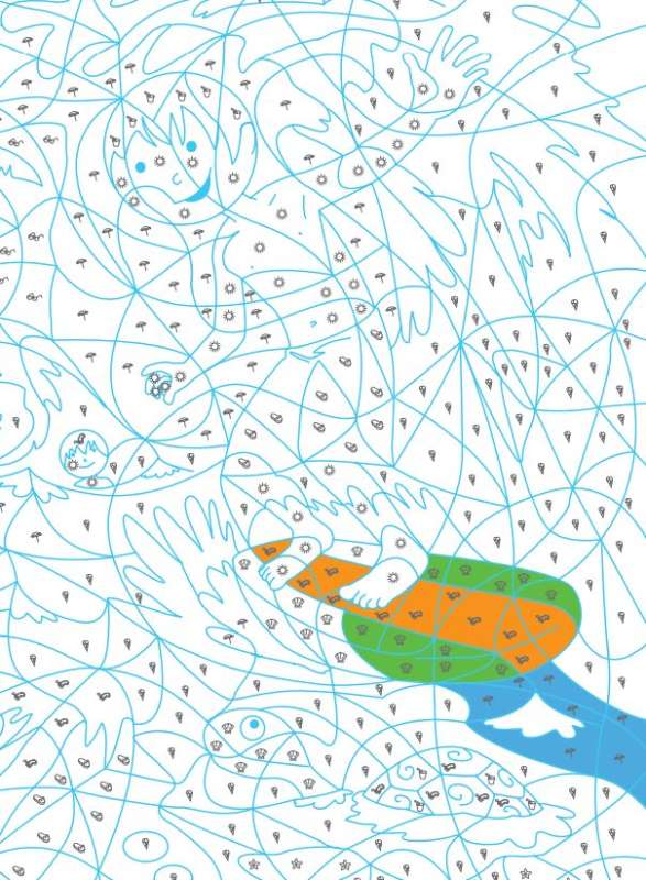 Bring to life magical pictures by colors, numbers, and symbols of summer