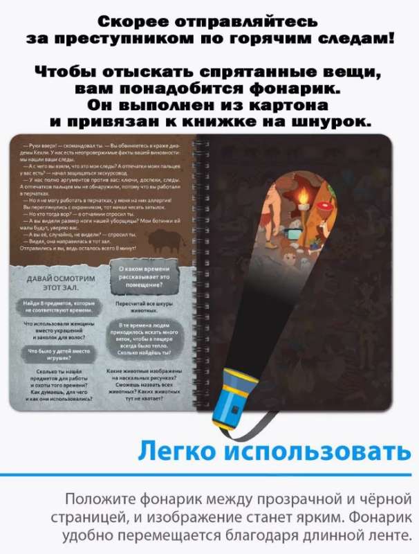 The Book with a Flashlight The Disappearance in the Museum