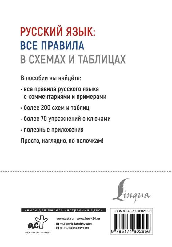 Russian Language: All Rules in Diagrams and Tables