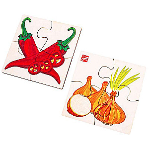 Wooden Puzzle - Vegetables