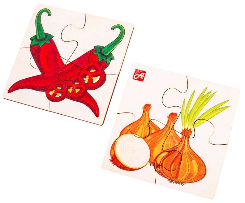 Wooden Puzzle - Vegetables