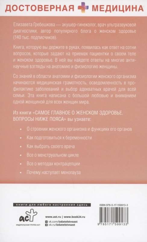 The Most Important Thing About Women's Health. Questions Below the Waist