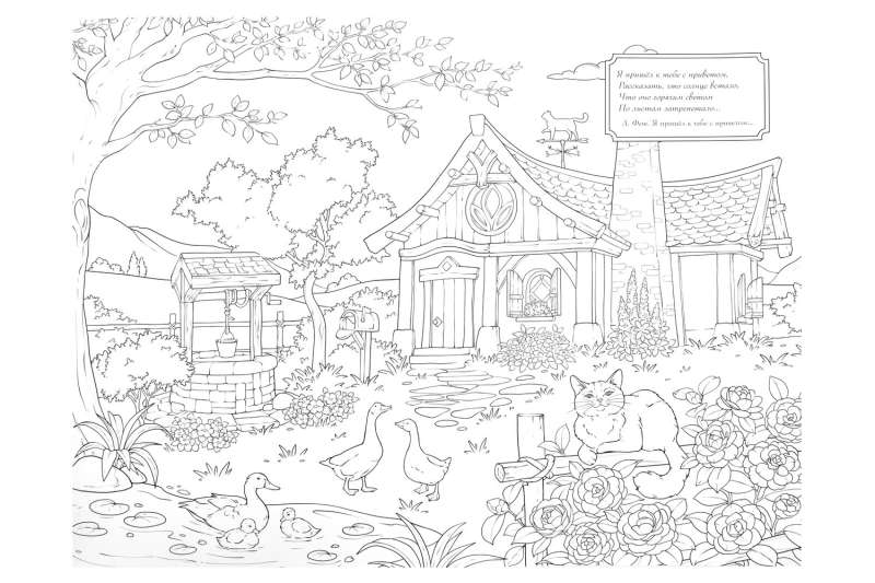 The Wonderful Garden. My Biggest Coloring Book