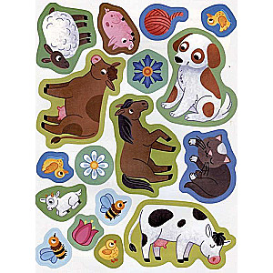 Farm Inhabitants: Sticker Book
