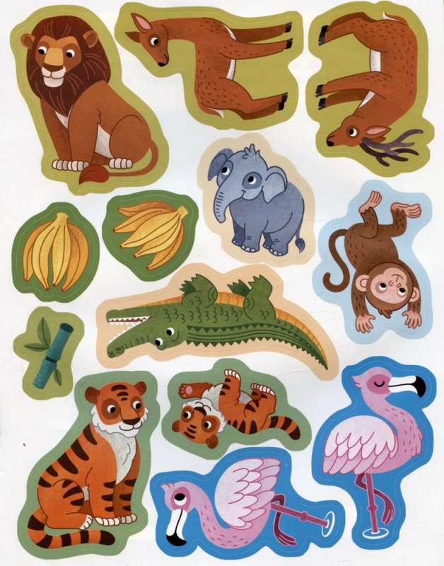 Zoo Residents: Sticker Book