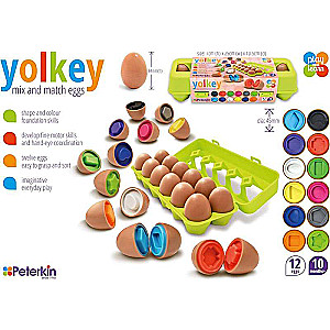 Developing Board Game Match the Halves, Eggs