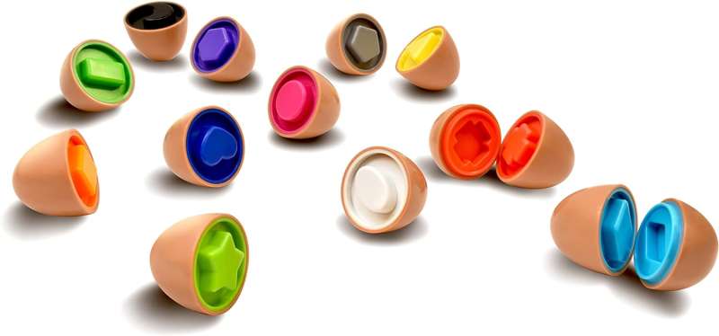 Developing Board Game Match the Halves, Eggs