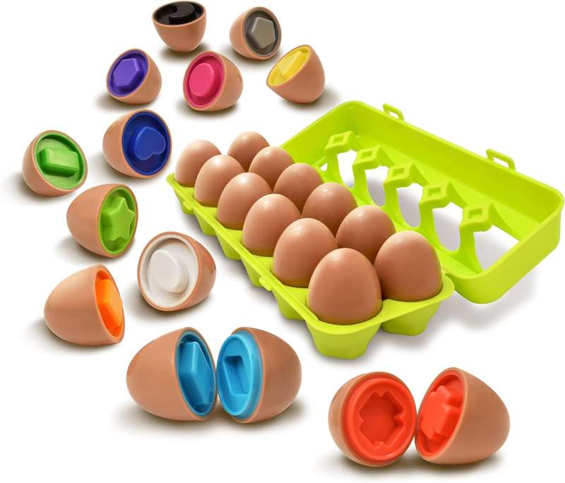 Developing Board Game Match the Halves, Eggs